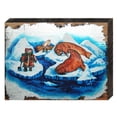 thumbnail image 1 of Designocracy 98768-08 Décoration Murale Artistique Alaska Walrus, 1 of 1