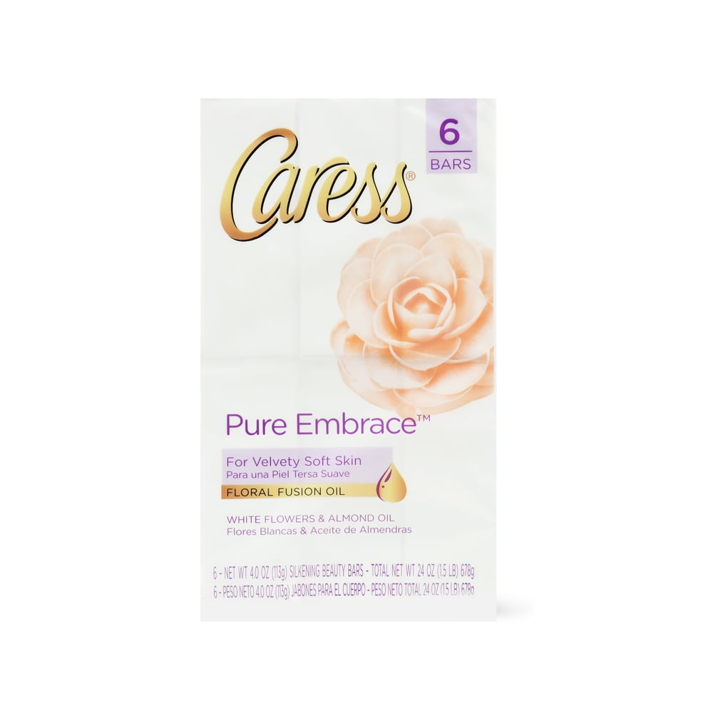 Caress Pure Embrace Beauty Bar, 4 Oz, 6 Ct