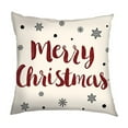 thumbnail image 2 of Floleo Christmas Pillow Covers Decoration, 18x18 inch Buffalo Plaid Farmhouse Red Christmas Winter Throw Pillows, Cushion Case Couch Decor for Christmas Home Outdoor Decorations, 2 of 6