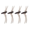 thumbnail image 2 of 4 Unids / Set Botones de con Forma de Oliva Botones de de 2 Agujeros con Cuerda para Decoración de Ropa café perfecl Botones de palanca de madera, 2 of 8