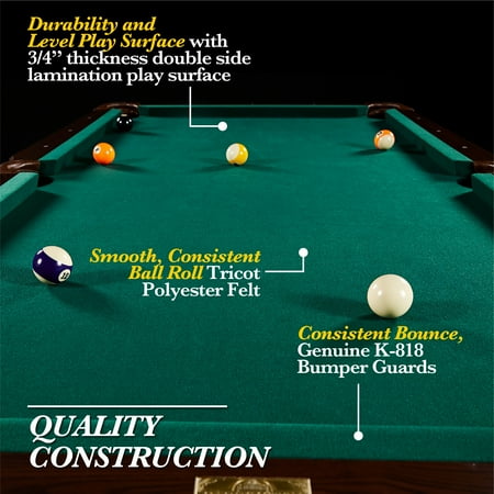 Barrington - Springdale 90" Billiard Table - Green/Brown