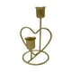thumbnail image 2 of Candelabro de corazón Fernando Portavelas vintage oro, 2 of 6