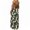 Z1#Camouflage1573, variant on Puliio Maxi Dresses for Women Summer Spaghetti Strap Backless Leaf Print Loose Casual Beach Sundress