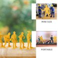 Ogitude 54pcs Engineering Man Model Toy Emergency Man Plastic Figures