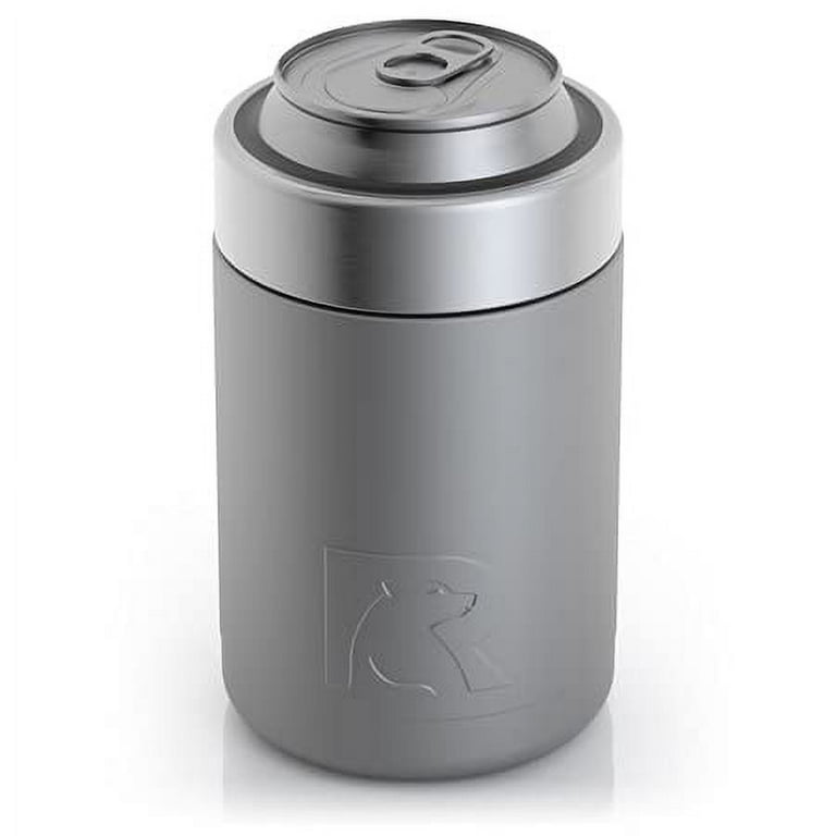 RTIC Can Cooler with Splash Proof Lid, 12oz, Graphite, Double Wall Vacuum  Insulated, Stainless Steel, Sweat Proof 