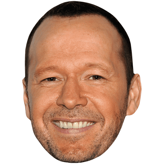Donnie Wahlberg (Stubble) Celebrity Mask, Flat Card Face, Fancy Dress Mask