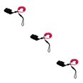 thumbnail image 1 of Wweixi 1/2/3/5 Boats and Raft Paddle Safety Rod Elastic Leash Stretchable and Sturdy Rose Red 45cm 3PCS, 1 of 1