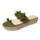 thumbnail image 2 of Sandalias con plataforma para mujer, zapatos informales con plataforma y cuña de playa para mujer Wmkox8yii hj789, 2 of 4