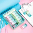 thumbnail image 2 of 8 Pcs Premium Quality Eraser, Fruit Scented Eraser, Gradient Colored Pencil Erasers, 2 of 5