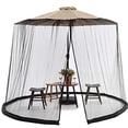 thumbnail image 1 of 9ft Patio Umbrella Screen with Zipper Door - Maximum Insect Protection!, 1 of 6