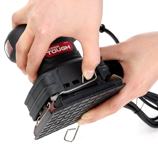 Hyper Tough 2 Amp Corded 1/4-Sheet Palm Sander with Dust Bag