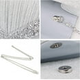 thumbnail image 4 of XINQIHANG Womens Evening Shoulder Bag Handbag Clutch Purse Shiny Sequins Rhinestone for Wedding Prom Party, 4 of 6