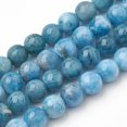 thumbnail image 1 of Natural Apatite Beads Strands Round 10x9.5mm Hole: 1mm about 38pcs/strand 14.5 inch, 1 of 3