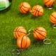 thumbnail image 5 of Paquete de 100 Llaveros de Pelota de Baloncesto para Recuerdos de Fiesta, Pelota Antiestrés de Baloncesto, Premio de Escolar, Centro de Mesa Deportivo, 5 of 8