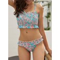 thumbnail image 4 of Maillots de Bain Bandeau 2 Pièces Taille Haute pour Femmes, 4 of 6