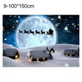 thumbnail image 1 of EIMELI Décor de Fête Fond en Tissu Anti-Rides Lavable pour Studio Photo de Noël, 1 of 10