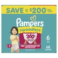 thumbnail image 3 of Pampers Swaddlers 360 Baby Diapers Size 6, 68 Count (Select for More Options), 3 of 11