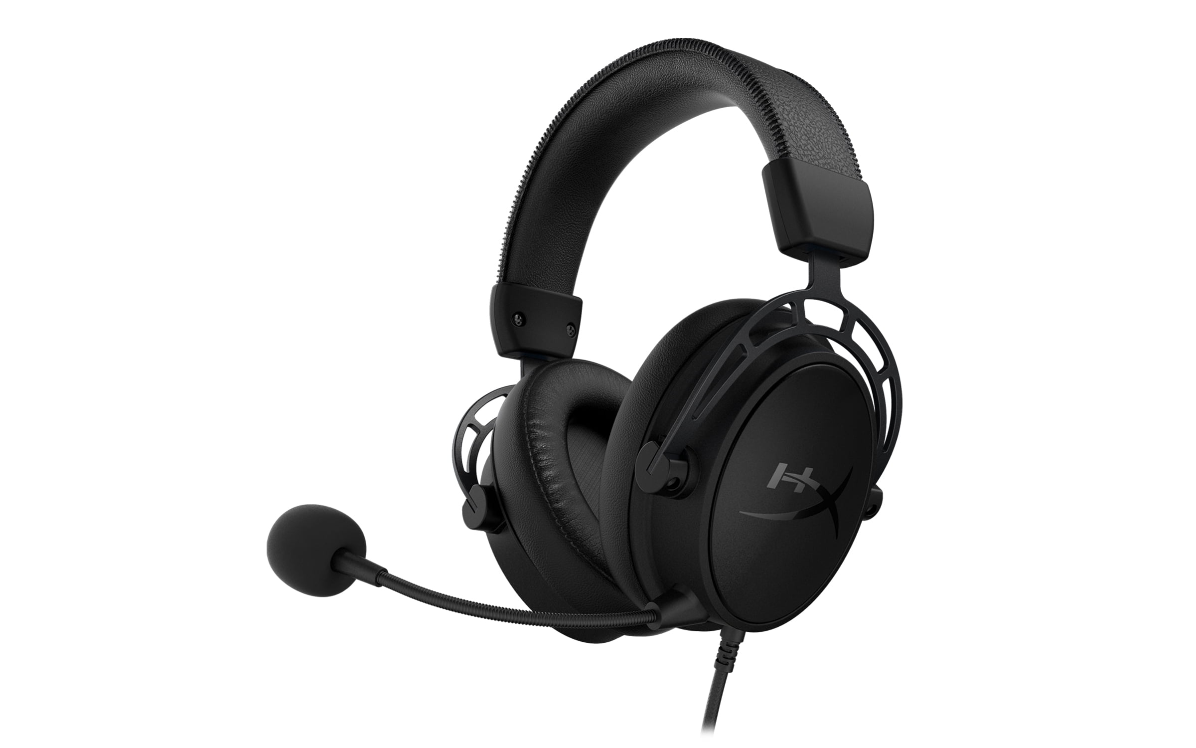 Breathable Leatherette for PC Gaming Headset and Noise Cancelling Microphone 7.1 Surround Sound HyperX Cloud Alpha S Dual Chamber Drivers Chat Mixer Adjustable Bass Memory Foam 