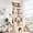Beige, variant on Globlazer 74 Inch Cat Tree for Large Cats, Heavy Duty Cat Tree Tower for Multi-Cat Household, 2 Condos, 2 Hammocks, Sisal Scratching Posts, Sturdy Multi-Level Activity Center, F74G, Dark Grey