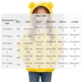 thumbnail image 3 of Edvintorg Girls Fleece Jacket Long Sleeve Loose Casual Zip up Coat Solid Color Hooded Puffer Outerwear with Pocket Teenage Girl Clothes Size 4-15, 3 of 9