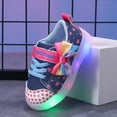 thumbnail image 4 of Futezty Toddler Girl Sneakers Baby Girl Shoes LED Light Up Children's Shoes Unisex Cool Sneakers Soft And Lightweight Flat Shoes For Boys And Girls, 4 of 5