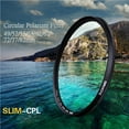 thumbnail image 2 of facefd for Ultra Slim CPL Filter Circular Polarizing Filter AGC Optical Glass Photography Lens for Camera No.2, 2 of 6