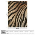 thumbnail image 4 of HENGT Animal Skin Tiger Print Soft Throw Blanket Super Soft Cozy Plush Reversible Blanket Size for Couch Bed Sofa Travelling Camping for  Adults Couch Sofa ), 4 of 6