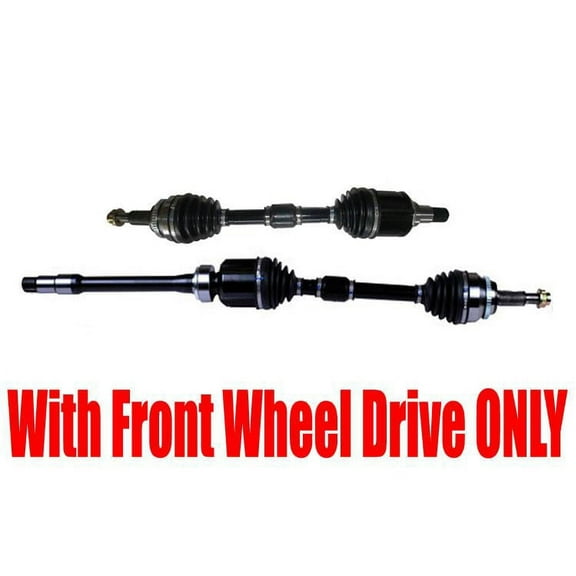 Front Complete CV Shaft Axles Front Wheel Drive for Toyota Venza 2009-2015