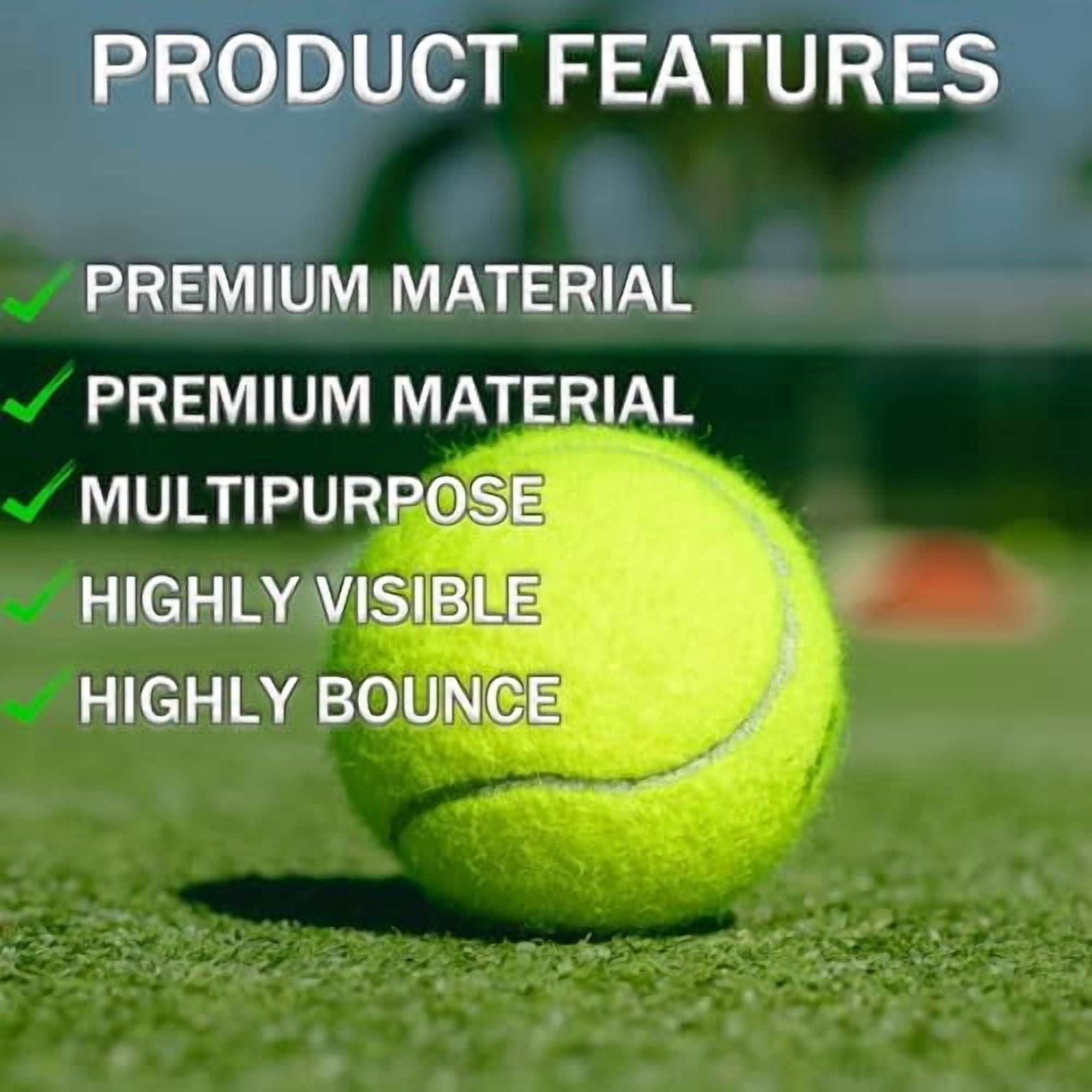 Tennis Balls, 20 Pack Training Tennis Balls,High Elasticity Practice Tennis for Beginner, Exercise Playing Balls for Pet Dog Multicolour