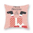 thumbnail image 1 of Worallymy Throw Pillow Cover Elementos navideños Impresión Funda de almohada Decoración Poliéster Lavable Sofá Funda de almohada, Tipo 22 Worallymy JD735906128, 1 of 7