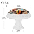thumbnail image 4 of 4 Pcs Round White Knobs for Kitchen Cabinet Cupboard Dresser Bookcase Musical Instrument Drawer Pulls Handles Home Decor, 4 of 8