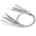 thumbnail image 3 of Smooth Stainless Steel Circular Knitting Needles Set, Durable Yarn Sliding Tips with Comfortable Grip for Basic Projects, Convenient Size Selection, 3 of 7