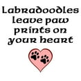 thumbnail image 3 of CafePress - Labradoodles Leave Paw Prints On Your Heart Pajama - Women's Short Sleeve Print T-Shirt and Pants Light Cotton Pajama Set, 3 of 7