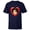 Navy, variant on Princess Leia Cartoon Heart Valentine - Short Sleeve T-Shirt for Kids – Customized-White