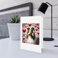 thumbnail image 5 of DistinctInk Greeting Card / Note Card - Valentine's Day Collie - PACK of 10, 5 of 7
