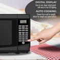 thumbnail image 4 of RCA 0.7 Cu. Ft. Microwave Oven - Small Microwave Oven Compact Microwave Ovens for Small Spaces, Countertop, Apartment 700 Watt Microwave - Black, 4 of 8
