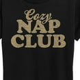 thumbnail image 3 of Instant Message - Cozy Nap Club - Women's Short Sleeve Graphic T-Shirt, 3 of 6
