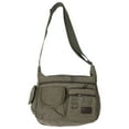 thumbnail image 1 of Bolso bandolera de lona, grande, tipo bandolera, con bolsillo, para mujer y hombre, 1 of 7