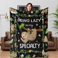 thumbnail image 1 of Cartoon Car Tractor Digital Printing Blanket Flannel Blanket Student Dormitory Blanket, 1 of 1