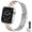 Silver(polished), variant on WFEAGL Thin Band Apple Watch Stainless Steel Metal Replacement Adjustable 38mm 40mm 41mm