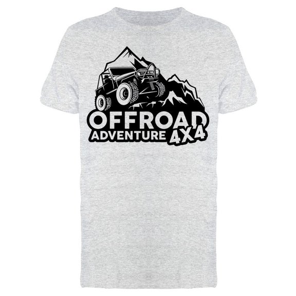 Off-Road Adventure 4X4. Logo Tee Men's -Image by Shutterstock