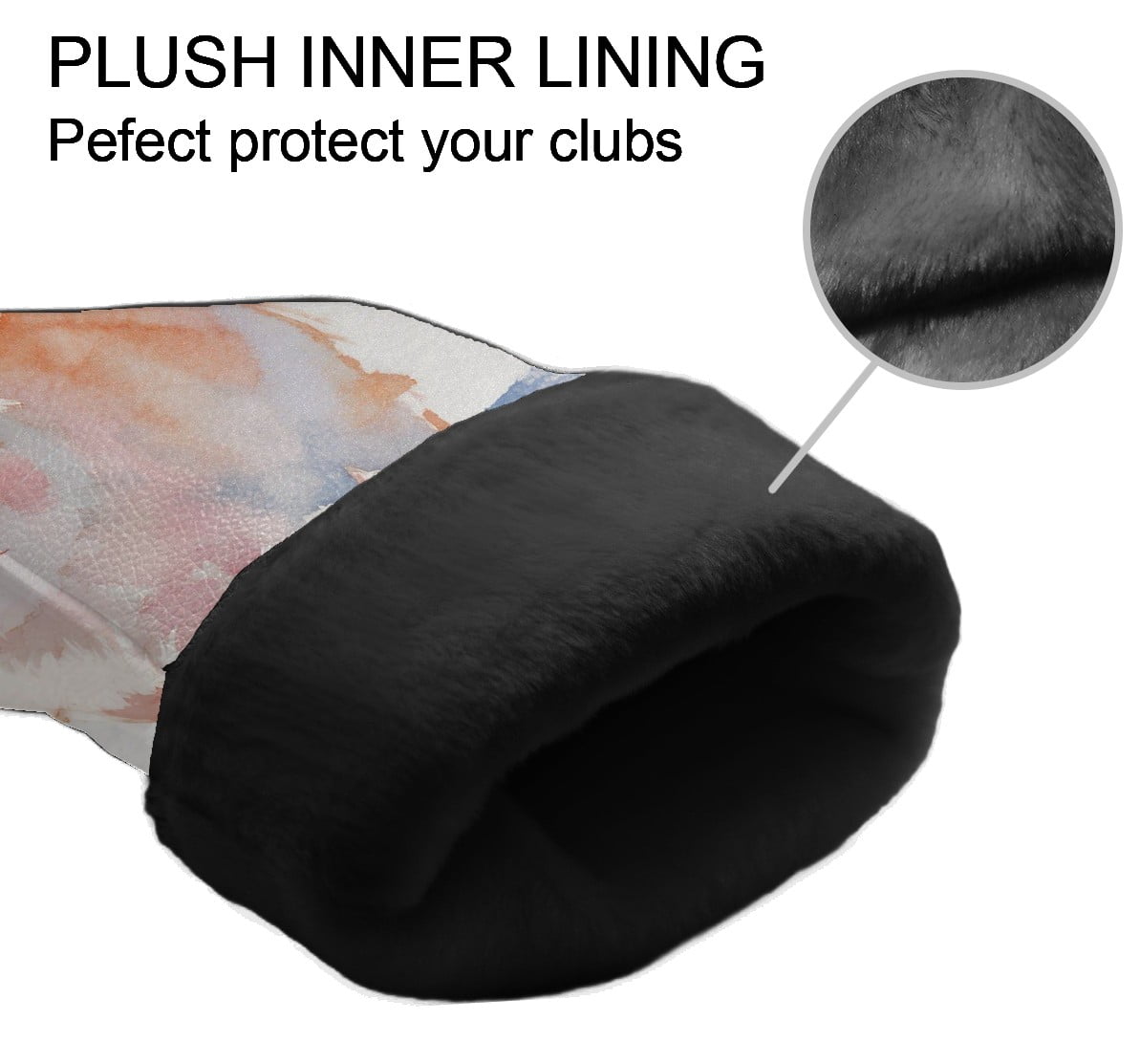 Golf Club Head Cover Waterproof Leather Golf Accessories HeadCovers Set Driver Headcover for Women Men Cute Cat