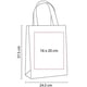 thumbnail image 4 of Paquete 265 piezas Bolsa non woven laminada sellada a calor negro 24.5 x 37.5 x 10, 4 of 4