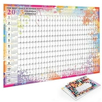 2025-2026 Wall Calendar - Yearly Wall Calendar 2025-2026, July 2025 - June 2026, 23.1"X 34.6" (Open), Full Year Calendar One Page, Annual Year Calendar with Stickers, Holidays