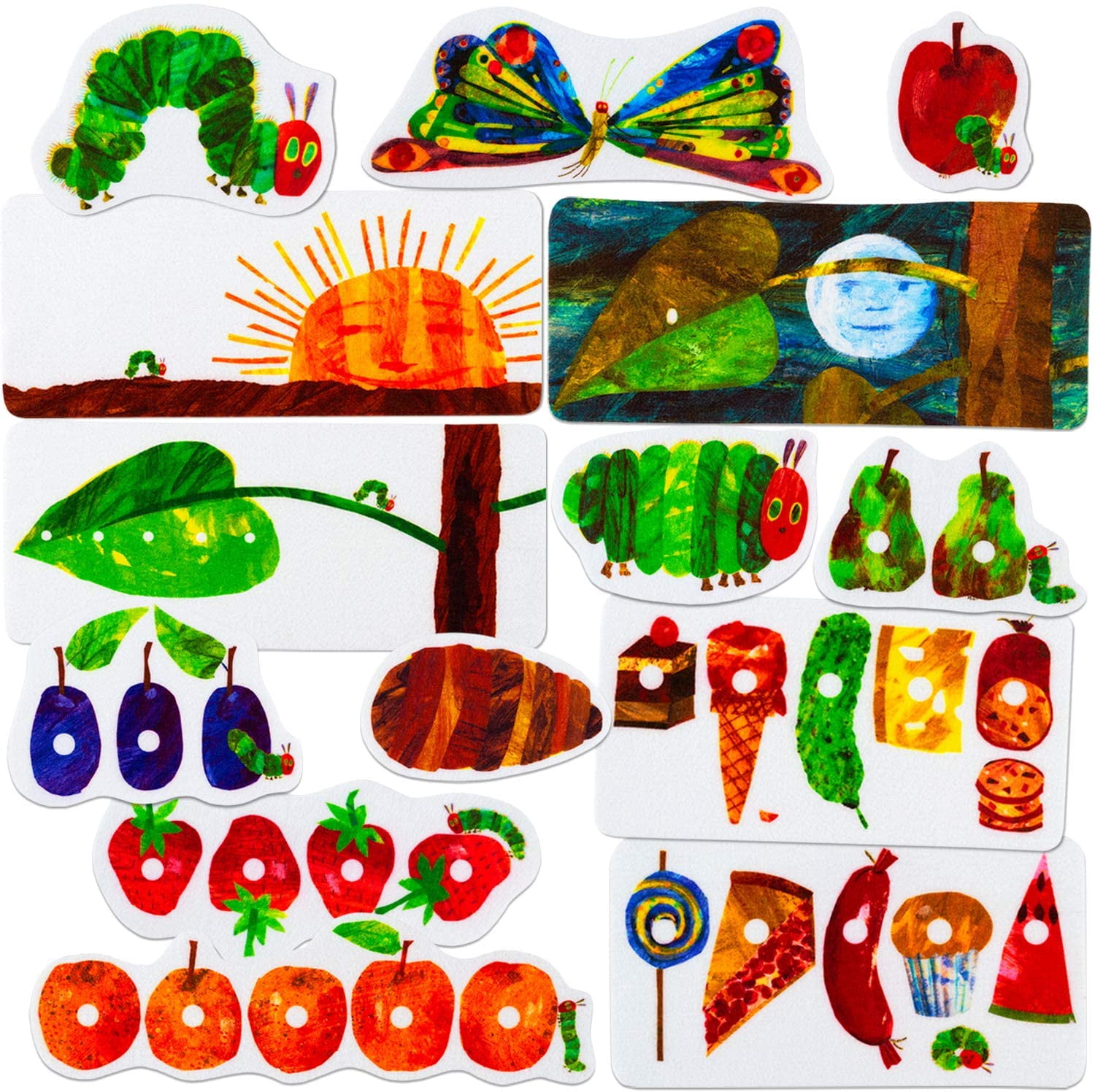 Little Folk Visuals The Very Hungry Caterpillar Precut Flannel/felt Board 14 Set for sale online 