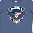 thumbnail image 4 of Inktastic America with Eagle Shield and Banner Boys or Girls Baby T-Shirt, 4 of 5