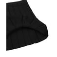 thumbnail image 6 of iEFiEL Womens A-Line Pleated Mini Skirt High Waisted Flared Sports Tennis Miniskirt Black X-Large, 6 of 7