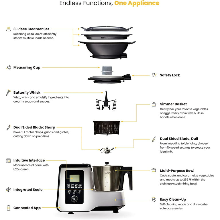 Electric Steamer for Food Supor Household Multi-functional Three-layer  Small Intelligent Reservation Cooking One Pot Steaming
