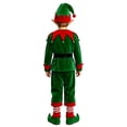thumbnail image 6 of Grblisyd Kids Christmas Set Santa Claus Helper Elf Costume Outfits Long Sleeve Dress Hat Stockings, 6 of 6