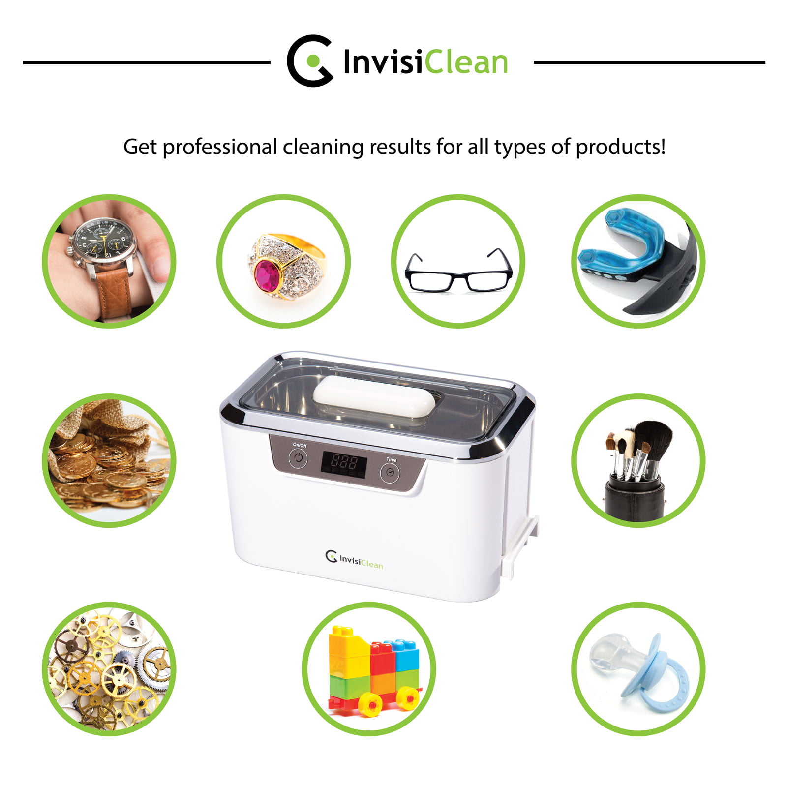 InvisiClean Ultrasonic UV-C Cleaner from InvisiClean